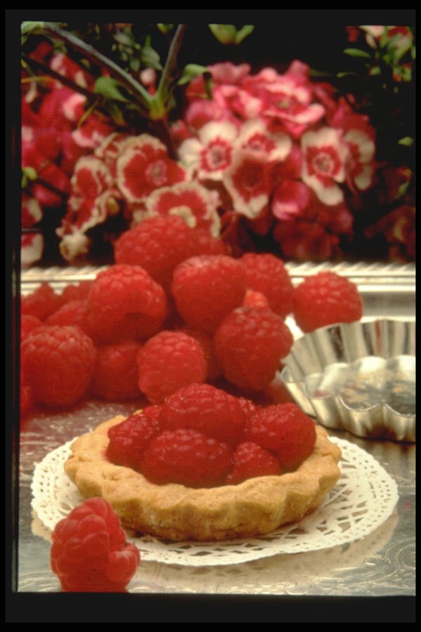 297028 Raspberry Tarts A4 Photo Print