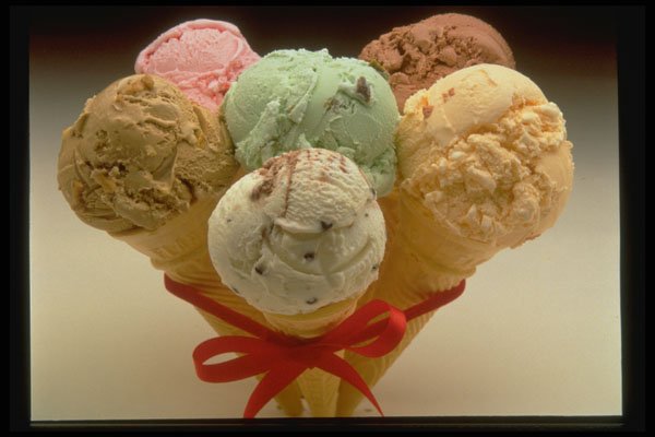 297040 Ice Cream Cone Bouquet A4 Photo Print