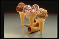 297042 Ice Cream Cones With Toppings A4 Photo Print
