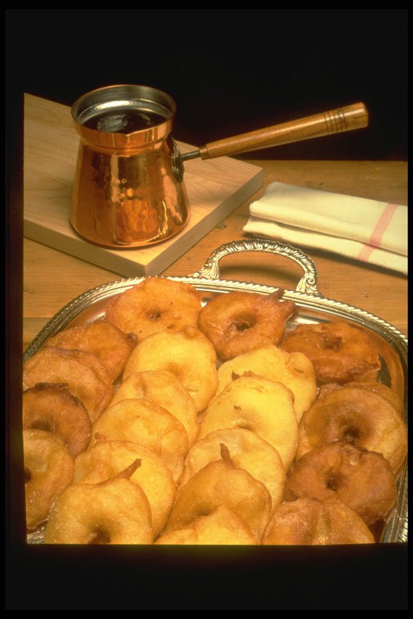 297048 Homemade Apple Donuts A4 Photo Print