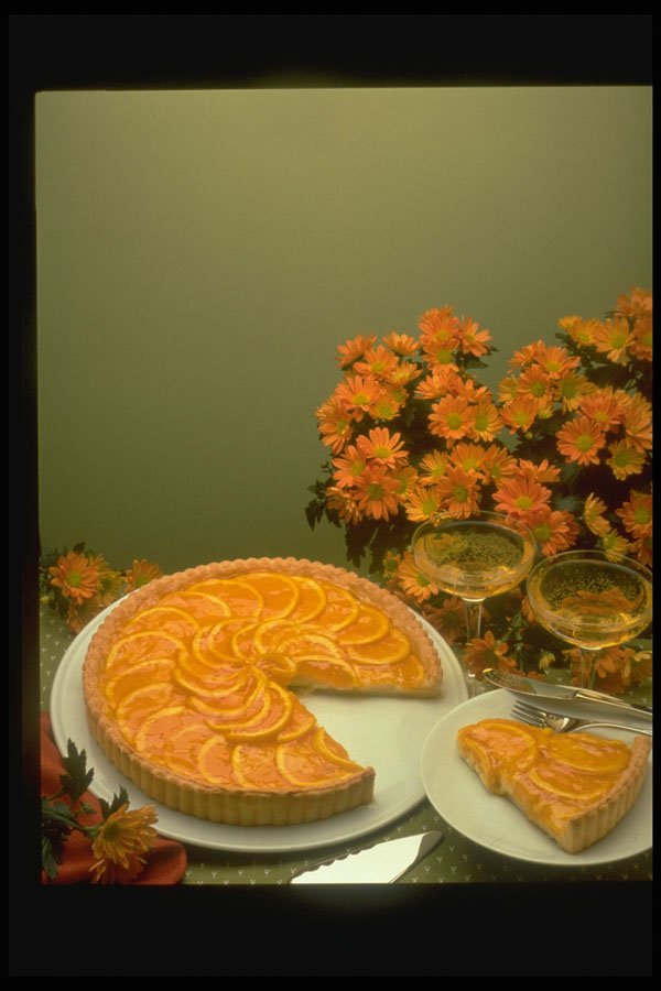 297052 Orange Pie A4 Photo Print