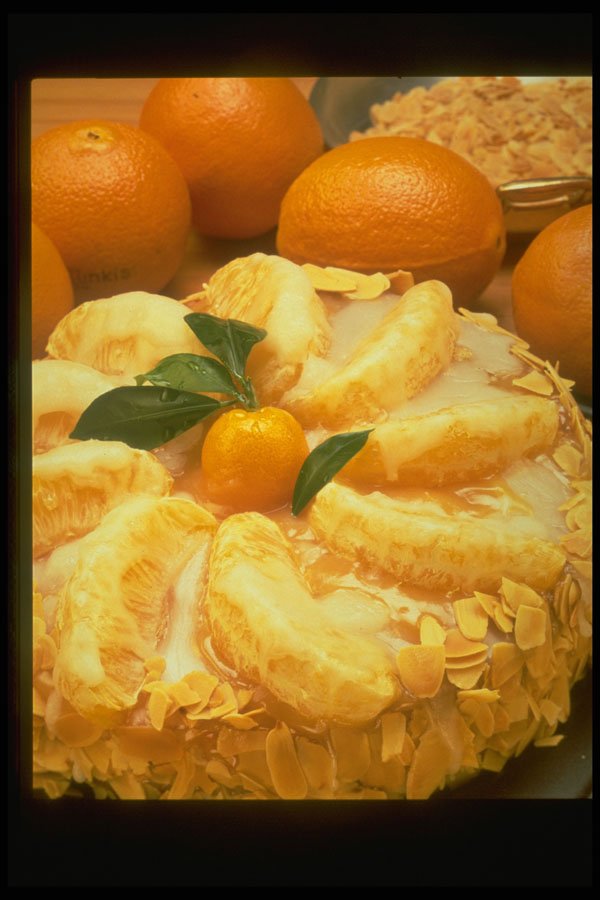 297053 Orange Cake A4 Photo Print