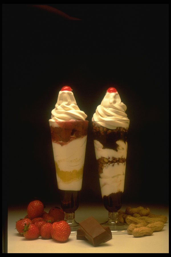 297097 Ice Cream Sundaes A4 Photo Print