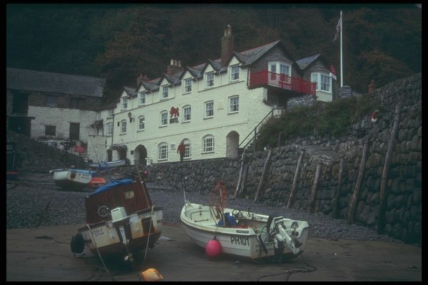 298010 Clovelly Harbor, Devon A4 Photo Print