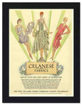 298K celanese fabrics 1928 2 Vintage Advert A4 Photo Print