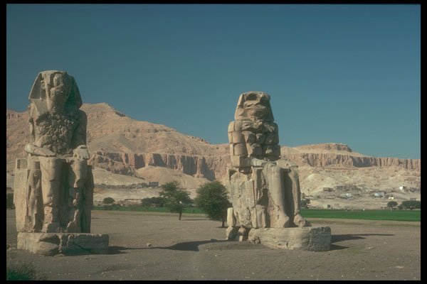 299006 Thebes, Colossi Of Memnon  A4 Photo Print