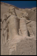 299049 Abu Simbel, Seated Colossal Figures A4 Photo Print