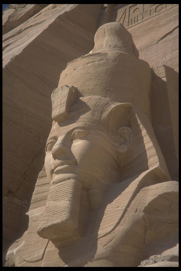 299050 Abu Simbel, Colossal Head Of Ramses II A4 Photo Print
