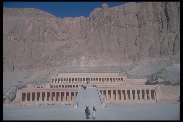 299052 Deir El Bahri, Mortuary Temple A4 Photo Print