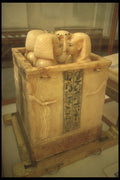 299085 Cairo, Alabaster Canopic Jars A4 Photo Print
