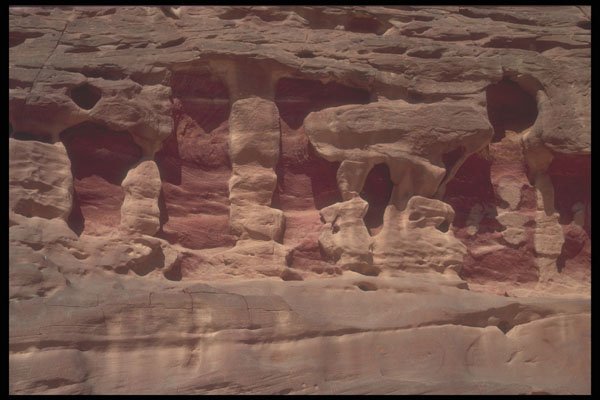 299090 Sinai Peninsula, Rock Faces A4 Photo Print