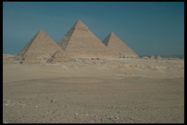 299097 Giza, Pyramids Of Cheops A4 Photo Print