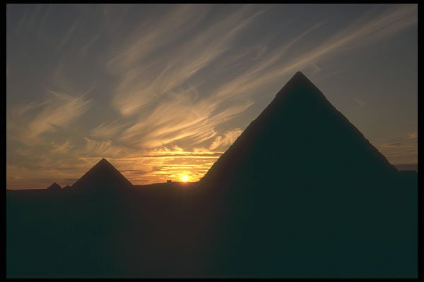 299099 Giza, Lesser Pyramids A4 Photo Print