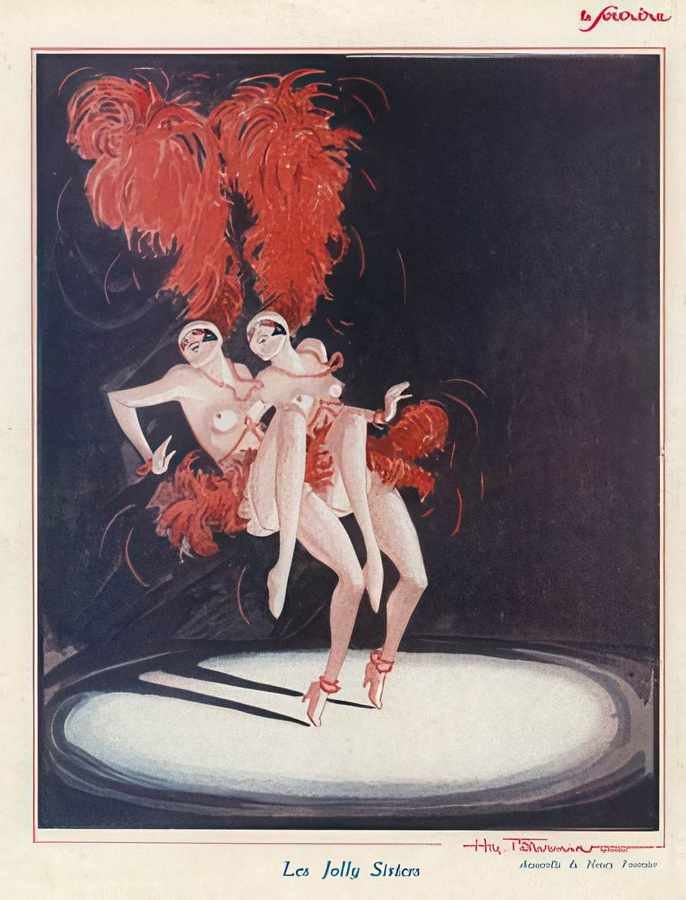 2H Les Jolly Sister Vintage Advert A4 Photo Print