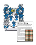 Dicte Surname Coat of Arms A4 Photo Print