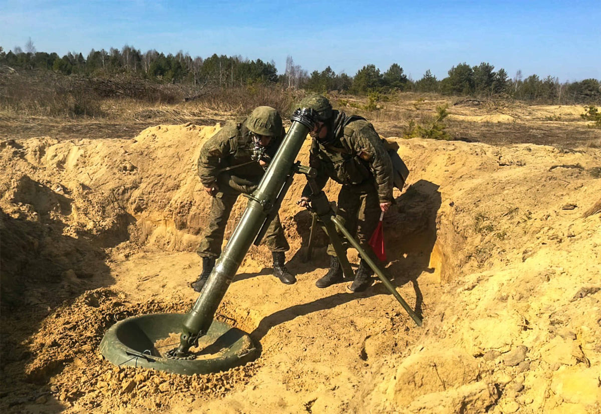 2b11 Sani Sleigh 120mm Field Mortar 2 (2) Military A4 Photo Print
