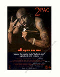 2pac All Eyez Vintage Retro Advert Poster A4 Photo Print