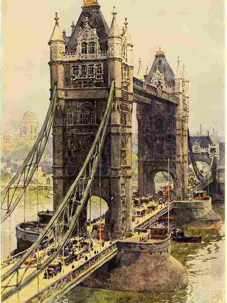 3 03 the tower bridge london 2 Advert A4 Photo Print