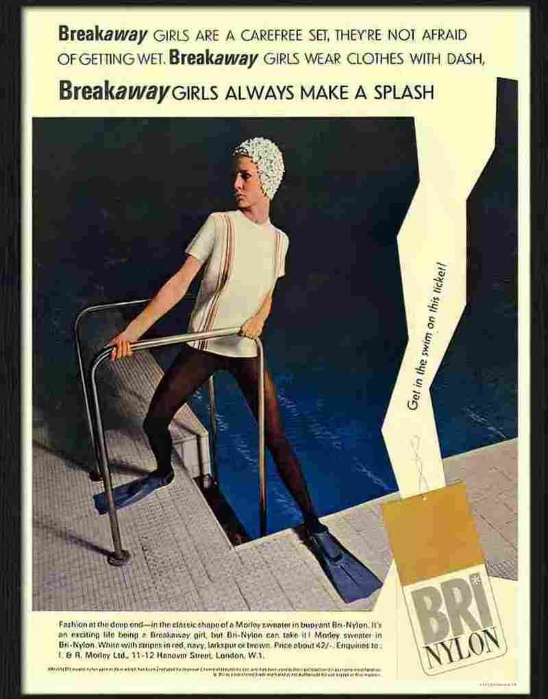 3 1960s fashion advert Advert A4 Photo Print