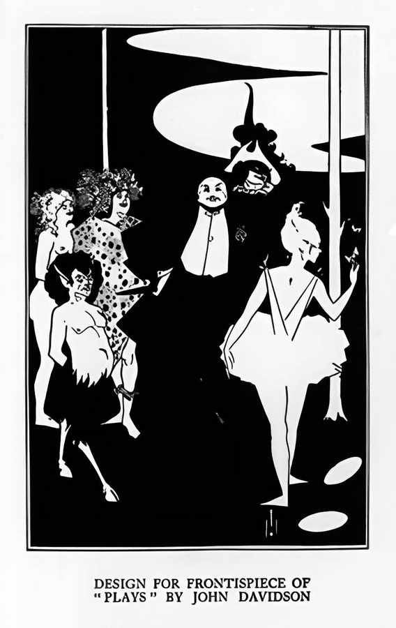 3 Aubrey Beardsley Vintage Advert A4 Photo Print