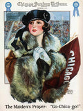 3 Go Chicago 1922 Vintage Advert A4 Photo Print