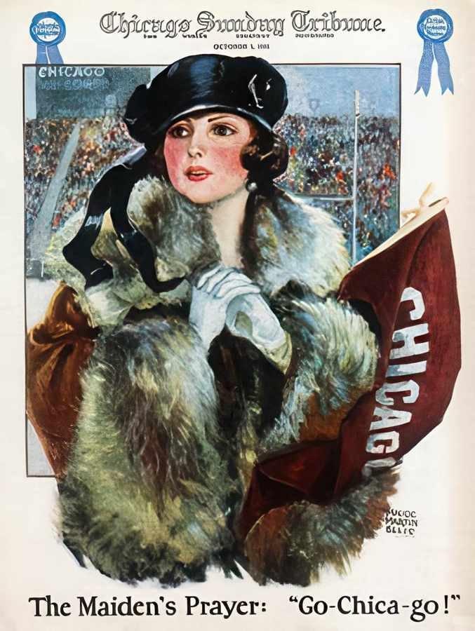 3 Go Chicago 1922 Vintage Advert A4 Photo Print