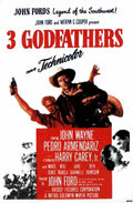 3 Godfathers 01 film star poster A4 Photo Print