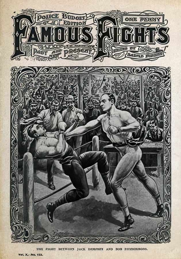 3 Jack Dempsey v Bo Vintage Advert A4 Photo Print