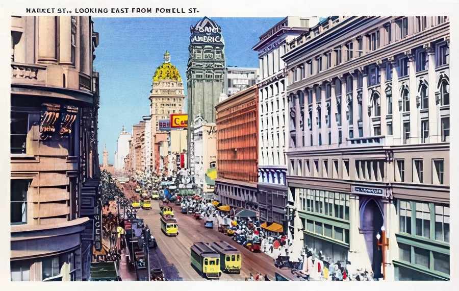 3 Market Street Sa Vintage Advert A4 Photo Print