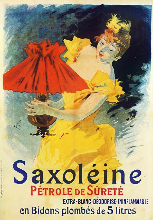 3 Saxoleine 1891 Vintage Advert A4 Photo Print