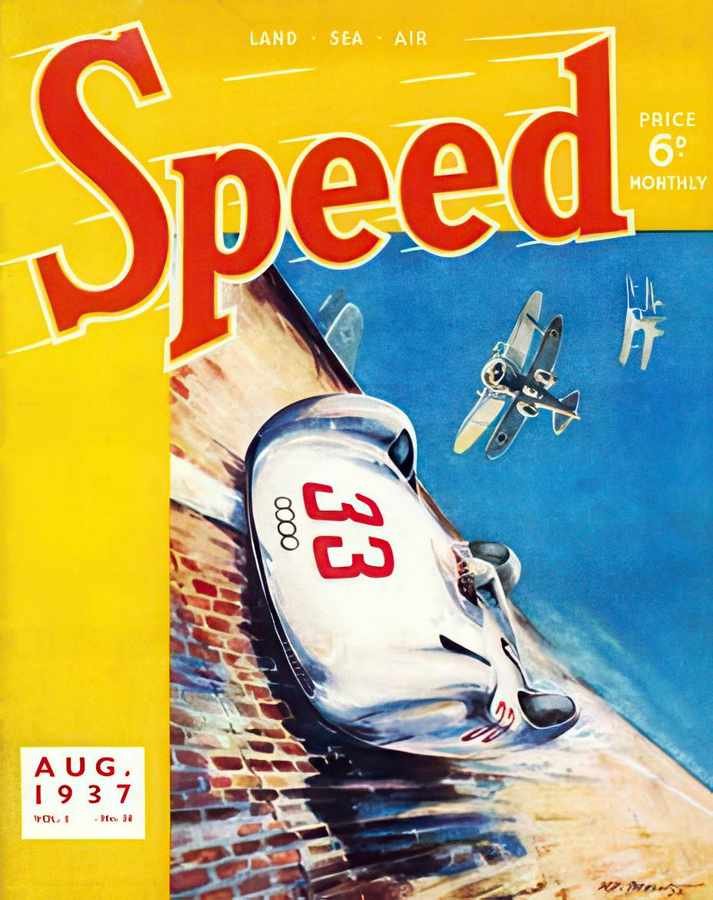 3 Speed August 193 Vintage Advert A4 Photo Print