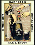 3 barretts ale stout beer advert 1884 Advert A4 Photo Print