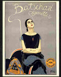 3 batschari cigarettes emilio vila 1925 Advert A4 Photo Print