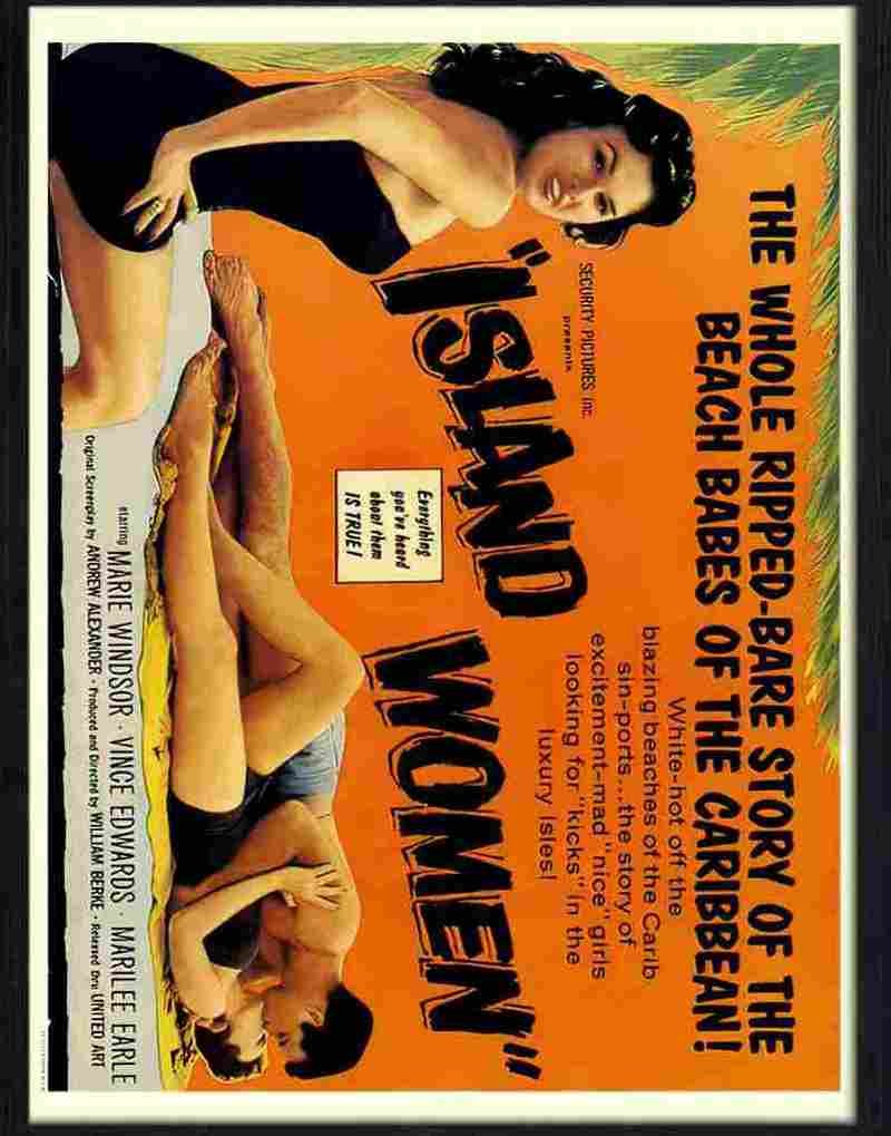 3 blonde bait movie poster Advert A4 Photo Print