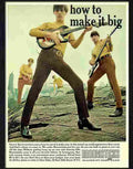 3 broomsticks slacks menswear advert mod 1960s Advert A4 Photo Print