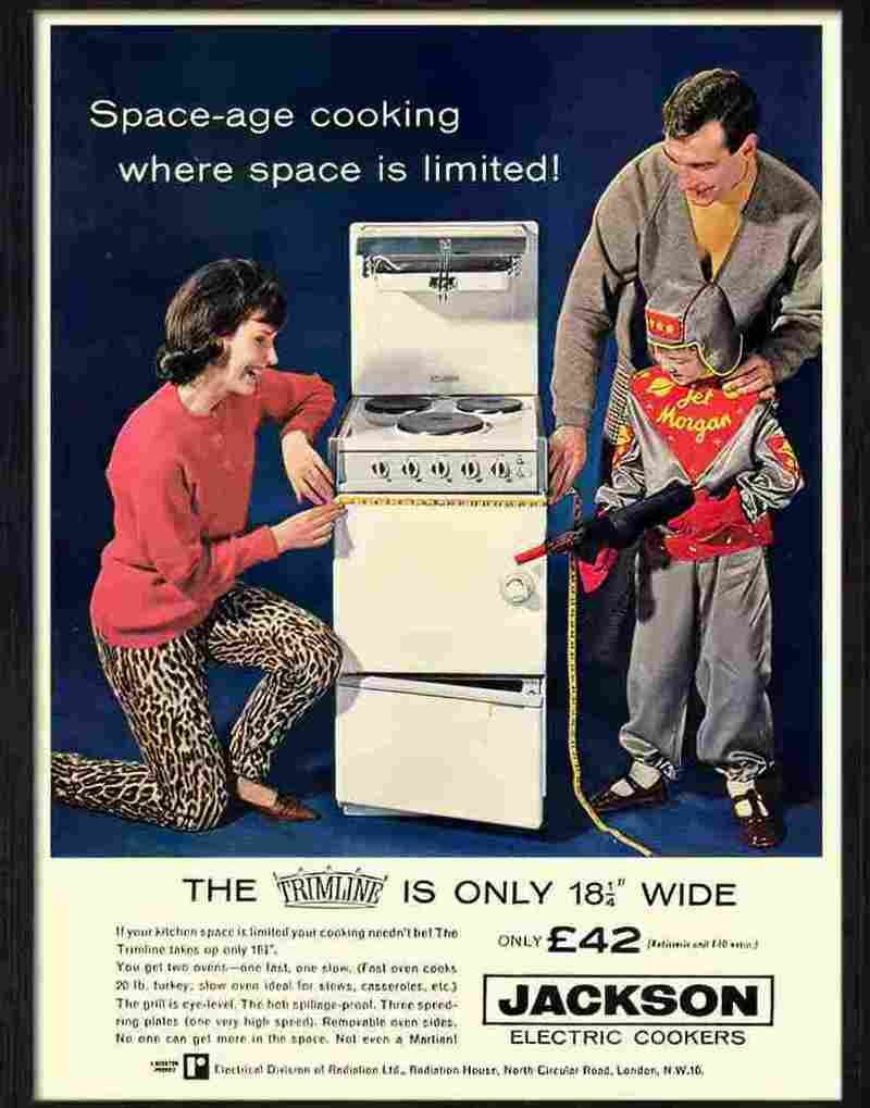 3 jackson electric cooker advert 1960s Advert A4 Photo Print