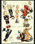 3 noel coward paper doll Advert A4 Photo Print