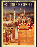 3 orient express istanbul travel poster Advert A4 Photo Print