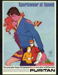 3 puritan sportswear Advert A4 Photo Print