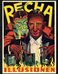 3 recha magic poster 1940s Advert A4 Photo Print
