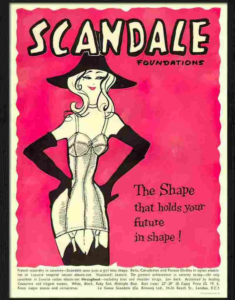 3 scandale foundations Advert A4 Photo Print