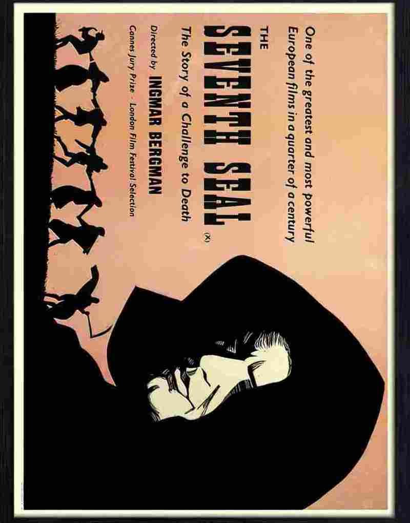 3 seventh seal movie poster Advert A4 Photo Print