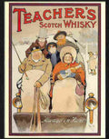 3 teachers whisky advert 1900s Advert A4 Photo Print