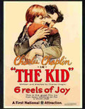 3 the kid charlie chaplin silent movie poster 1921 Advert A4 Photo Print