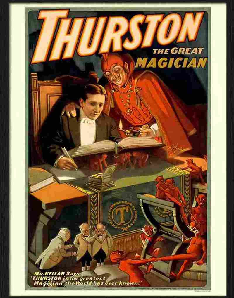 3 thurston magic Advert A4 Photo Print