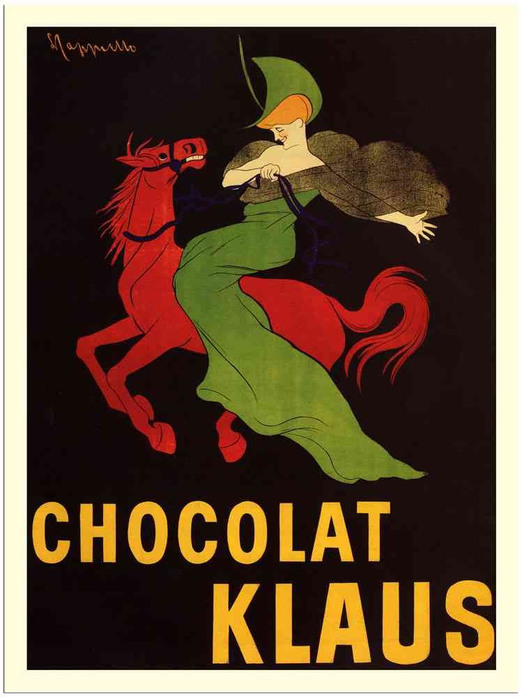 30 19 Chocolat Klaus Leonetto Cappiello 1903 Vintage Advert A4 Photo Print