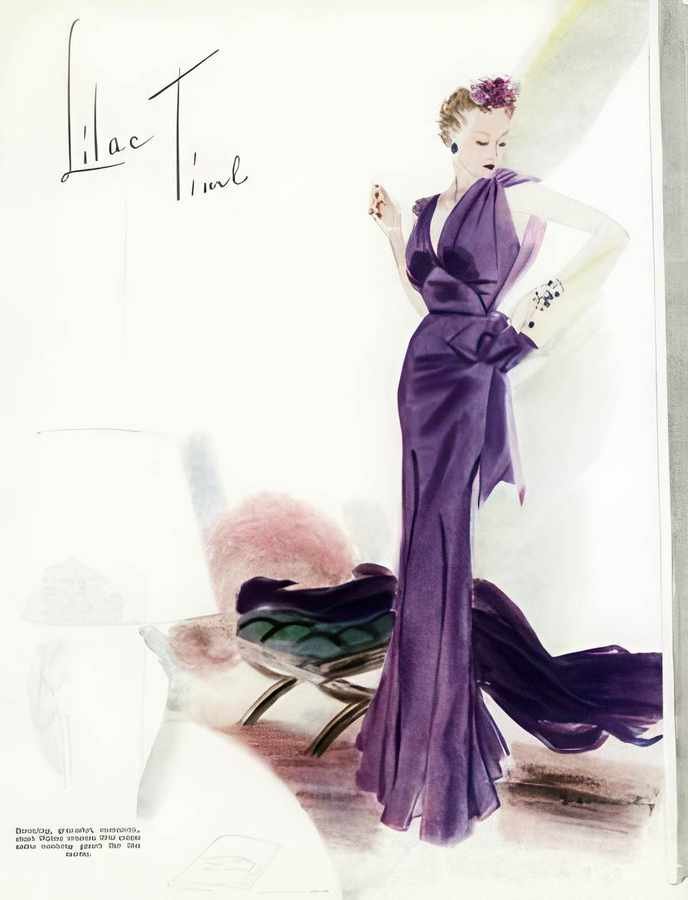 30 Lilac Time Vintage Advert A4 Photo Print
