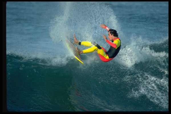 300022 California beach break, tall slide A4 Photo Print