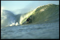 300034 California reef break, winter time tube ride A4 Photo Print