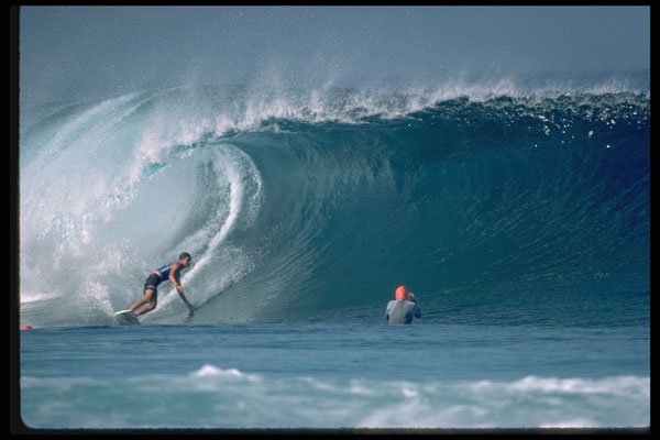300053 Water photographer shooting contest, Hawaii A4 Photo Print